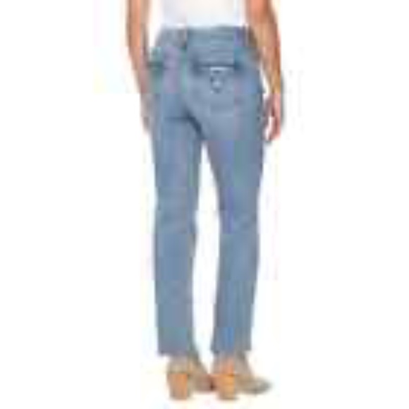 Hudson Womens Premium 5- Pocket Midrise Strait Stretch Denim Icy Blue Various Sz - Picture 4 of 4